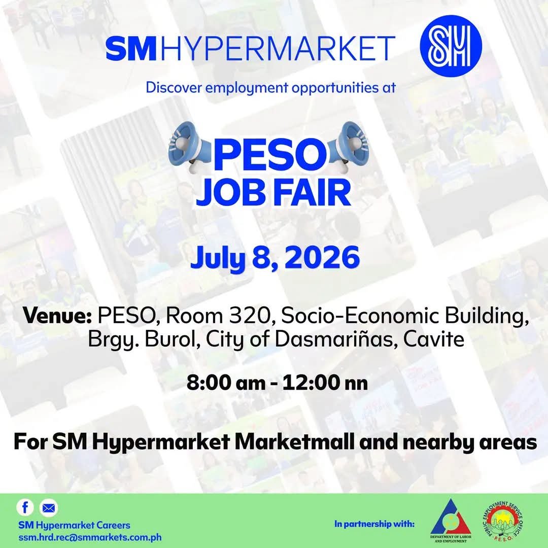 SM Hypermarket PESO Job Fair